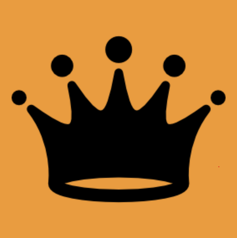 King Israel Padilla logo in black on orange